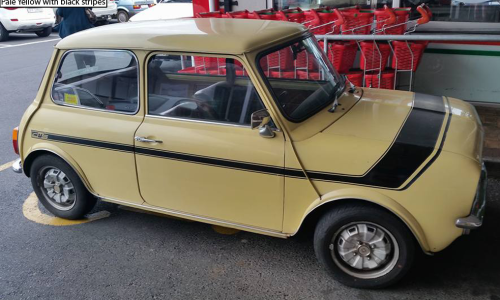 Pale Yellow Leyland Mini GTS.png