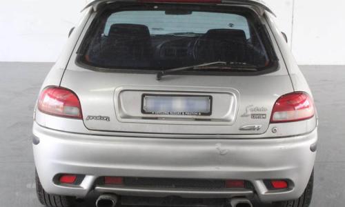Proton Satria GTi Australia silver images 2003 model hatch rear image (5).jpg