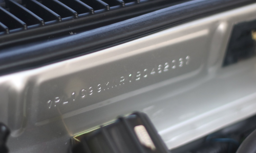 Proton Satria GTi VIN chassis number image bulkhead.png