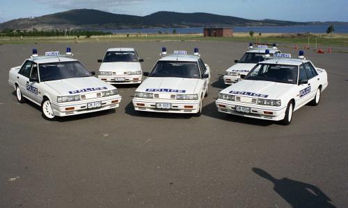 R31 Skyline Silhouette GTS Australian Tasmanian police car GTS1 SVD 1988 (8).jpg