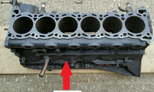 RB26DETT engine block 05U stamping.JPG