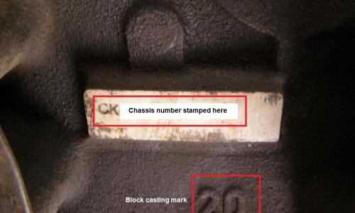 RS2000 engine number casting.JPG