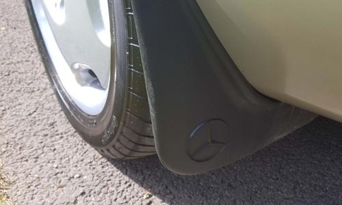 Rare C140 Mercedes rear mudflap.jpg