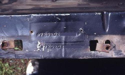 Shelby GT 500 inner guard chassis ID number.jpg