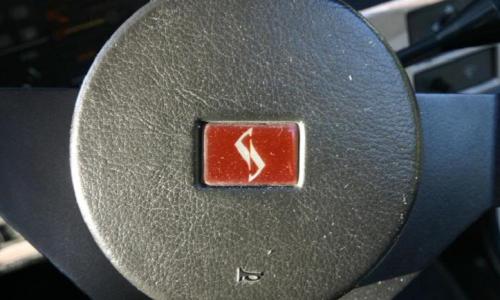 Skyline badge on steering wheel.jpg