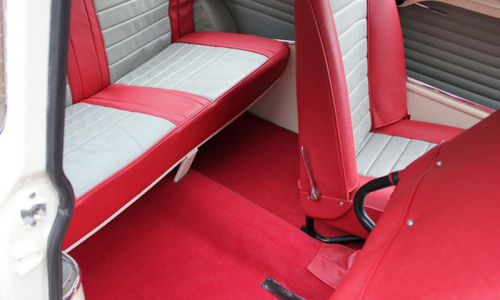 Tartan Red and Gold Brocade Grey seat trim MK1 Cooper S.png