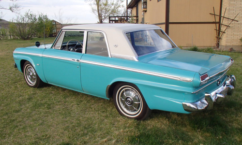 Turquoise 1965 Studebaker Daytona Sports sedan 2 door information  (2).png