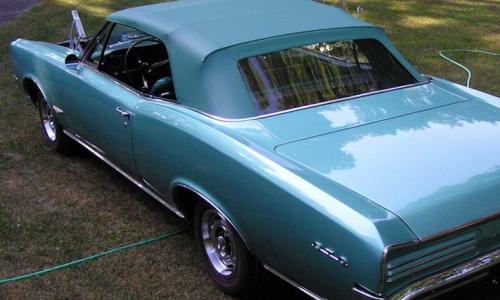 Turquoise Convertible Top 1966 Pontiac GTO.jpg