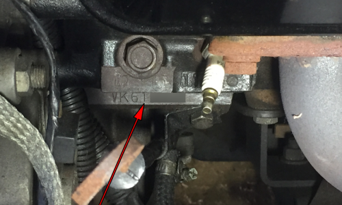 VP GTS HSV engine number location stamping.png