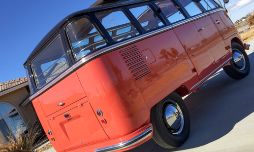 Volkswagen Deluxe Microbus Samba 1955 - 1958 chesnut brown over sealing wax red (6).jpg