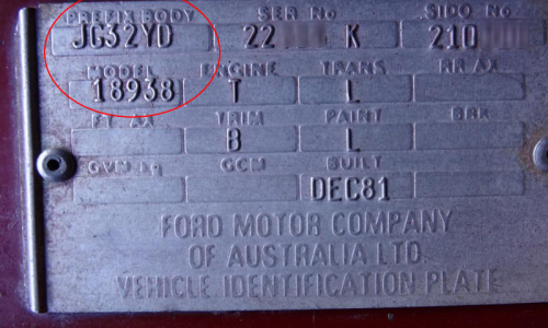 XD Ford ESP data plate body prefix number and model number location (1).png