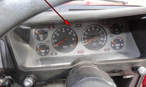 XD Ford ESP grey silver dashboard instrument surround.png