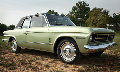 side view of Green 1966 Studebaker Daytona Sports Sedan.png