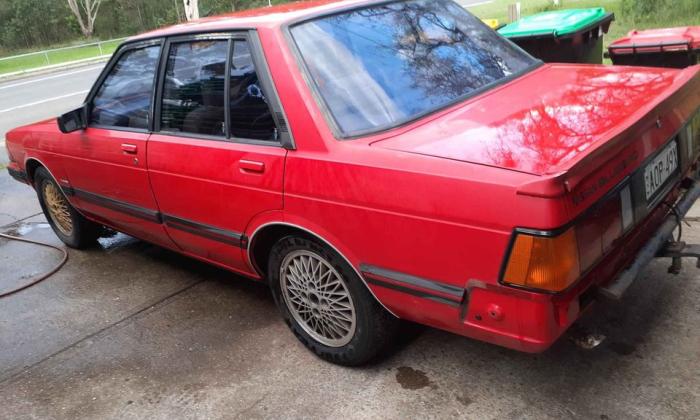 1985 Nissan Bluebird TRX red unrestored solid Sydney (1).jpg