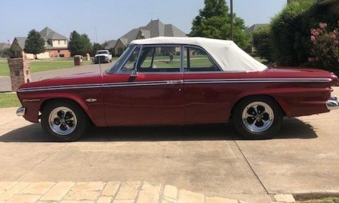 Burgundy Studebaker Daytona convertible for sale USA Oklahoma (12).jpg