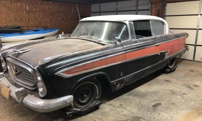 For sale 1957 Nash Ambassedor V8 Country Club Coupe red ad black (3).jpg