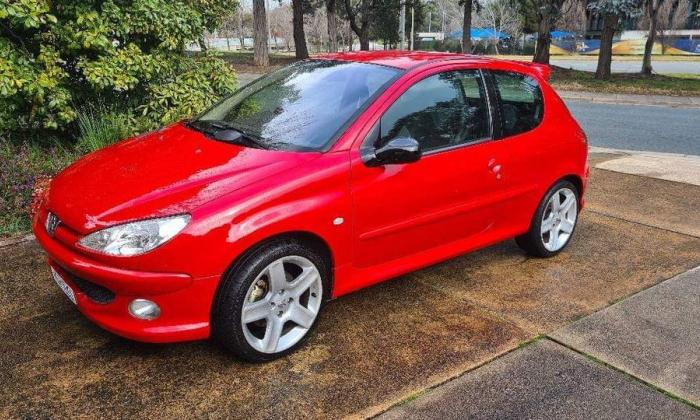 Red 2004 Peugeot 206 GTi for sale Canberra Australia rare (2).jpg