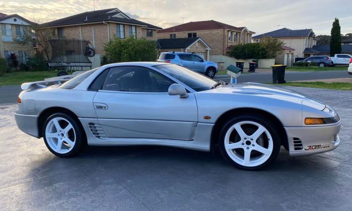 Silver 1990 Mitsubishi GTO 3000 GT coupe Australia import (4).jpg