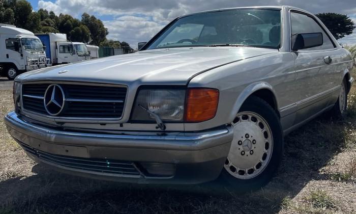 Silver 560SEC Mercedes 1986 Australia images exterior (1).jpg