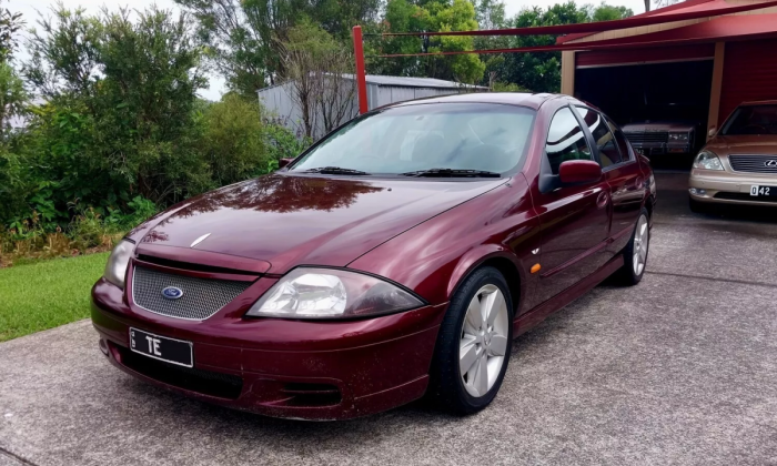 Sparkling Burgundy Ford Falcon AU T1 TE50 Australia 1999 (1).png
