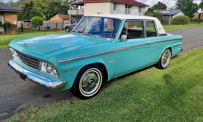 Turquoise 1965 Studebaker Daytona rare V8 (9).jpg