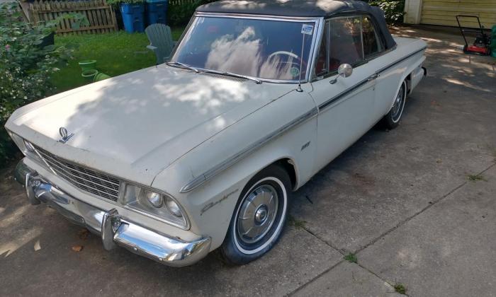 White rusty unrestored Studebaker Daytona convertible USA (11).jpg