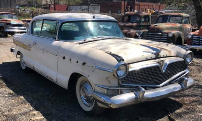 White unrestored Hudson Hollywood Hardtop coupe for sale USA PA (9).jpg