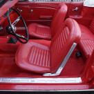 1964.5 Ford Mustang convertible Rangoon Red for sale USA LA interior (11).jpg