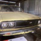 1976 Datsun 180B SSS coupe yellpw beige unrestored (3).jpg