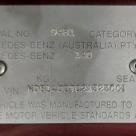 1996 Mercedes S500 coupe Maroon Australia 2023 (27).jpg