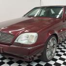 1996 Mercedes S500 coupe Maroon Australia 2023 (4).jpg