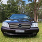 1997 Burgundy purple Mercedes CL500 C140 coupe Australia (15).png