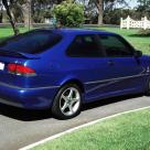 Blue Saab Viggen coupe hatch for sale Australia 2000 model Blue (10).jpg