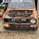 Bronze Yellow Mini 1275 GT for sale 1970 unrestored barn find (3).jpg