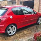 Red 2004 Peugeot 206 GTi for sale Canberra Australia rare (8).jpg