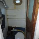 Sea Owl 40 foot timber Gentlemans Cruiser white over Blue hull Australia (24).jpg