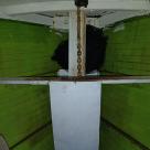Sea Owl 40 foot timber Gentlemans Cruiser white over Blue hull Australia (25).jpg