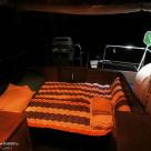 Sea Owl 40 foot timber Gentlemans Cruiser white over Blue hull Australia (31).jpg