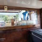 Sea Owl 40 foot timber Gentlemans Cruiser white over Blue hull Australia (9).jpg