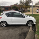 White Peugeot 206 GTi 180 2004 model for sale Australia (2).png