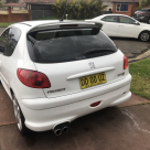 White Peugeot 206 GTi 180 2004 model for sale Australia (3).png