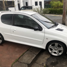 White Peugeot 206 GTi 180 2004 model for sale Australia (6).png