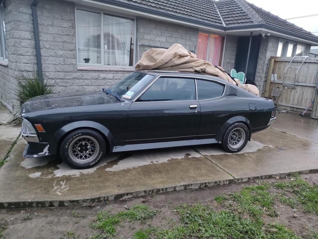  Mitsubishi Galant GTO Hardtop dark green for sale NZ. 2022jpg (1).jpg