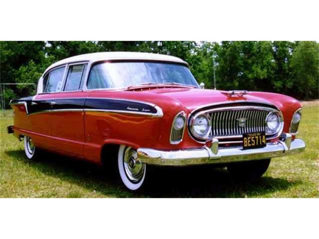 1956 Nash Ambassedor Custom for sale Black and red (6).jpg