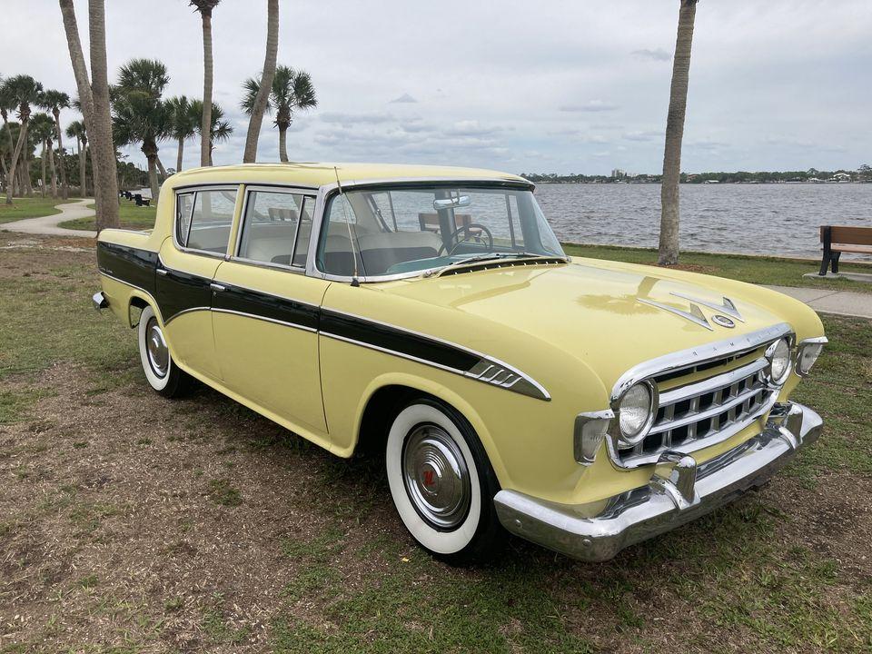 1956 Nash Rambler Sedan yellow black sedan (1).jpg