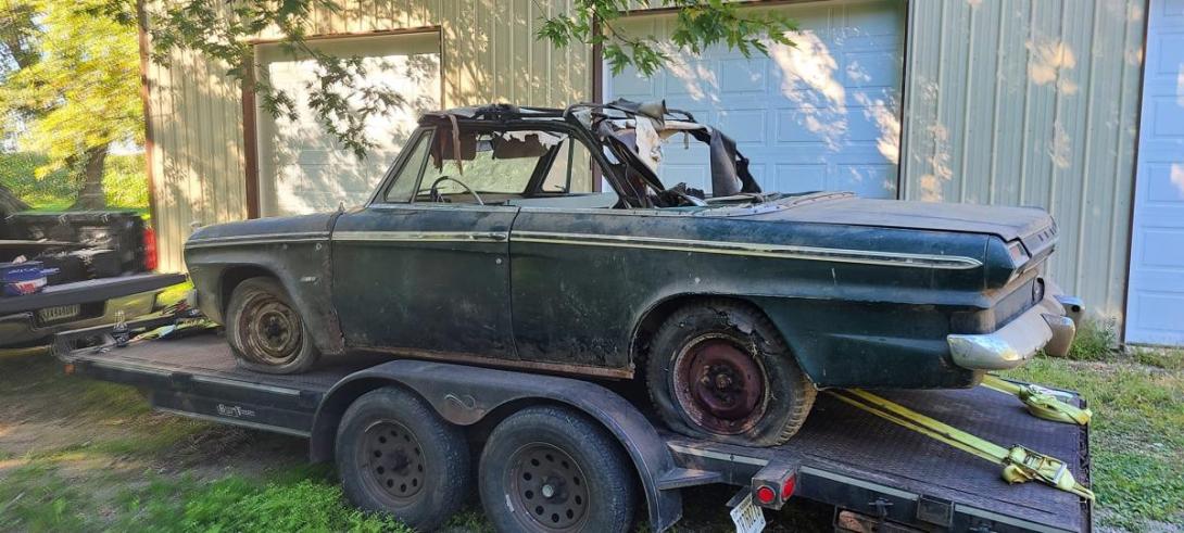 1964 Green unrestored Studebaker Daytona convertible USA (3).jpg