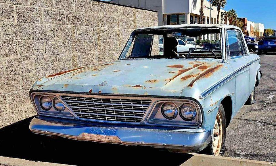 1964 Studebaker Daytona hardtop light blue parts car for sale 2023 (10).jpg