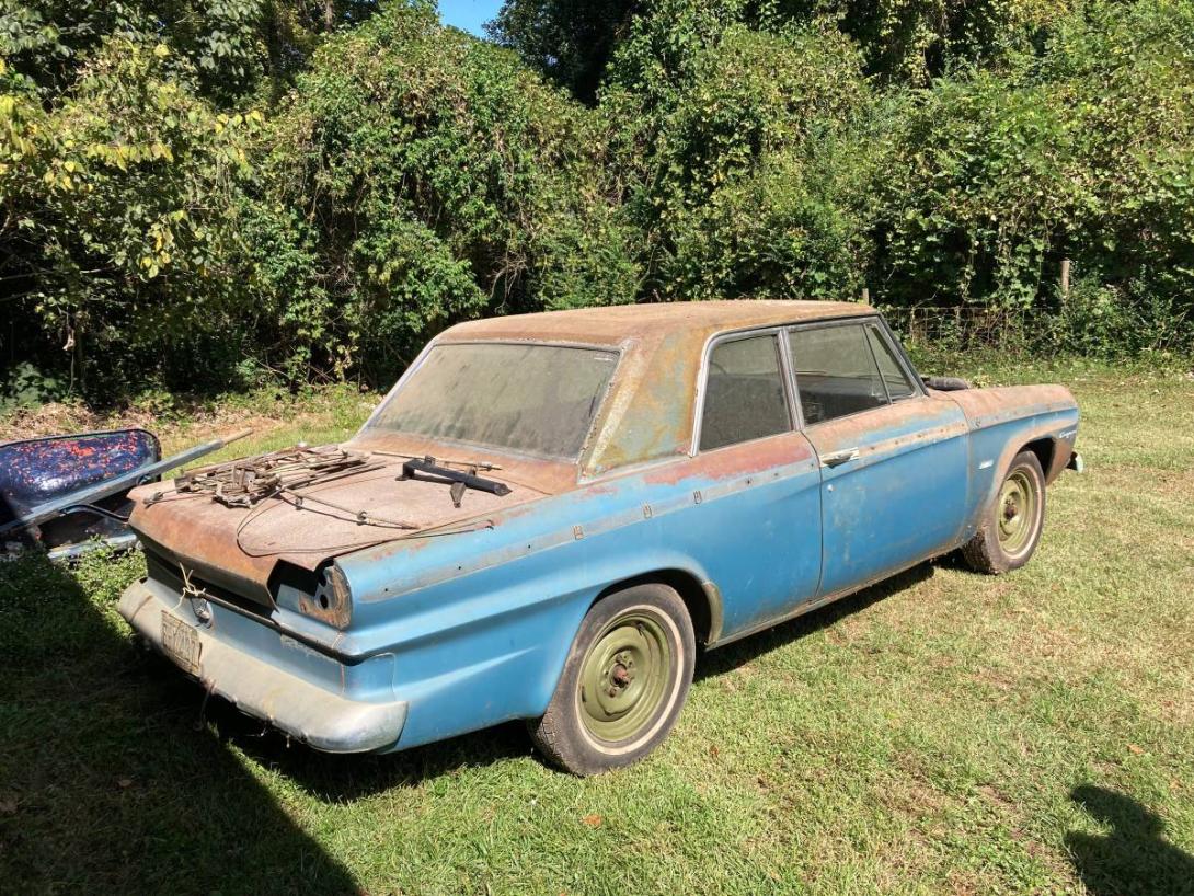1965 Studebaker Daytona sport sedan strato Blue 2023.jpg
