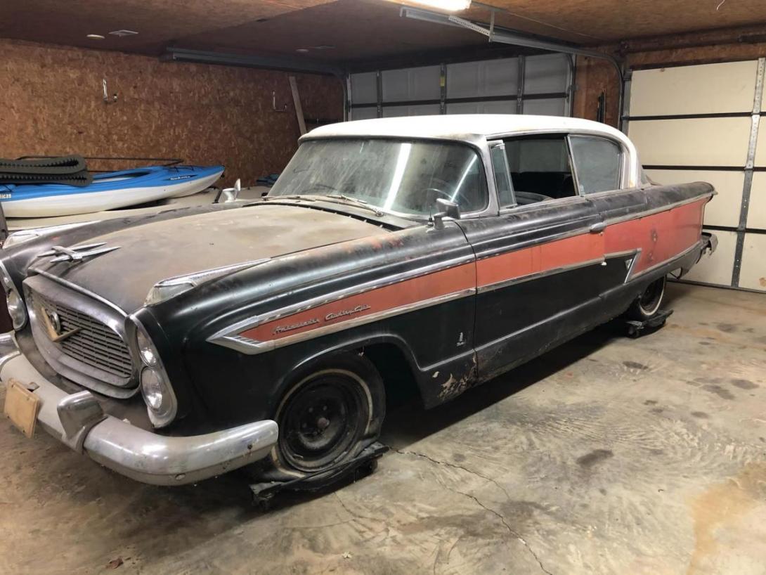 For sale 1957 Nash Ambassedor V8 Country Club Coupe red ad black (3).jpg