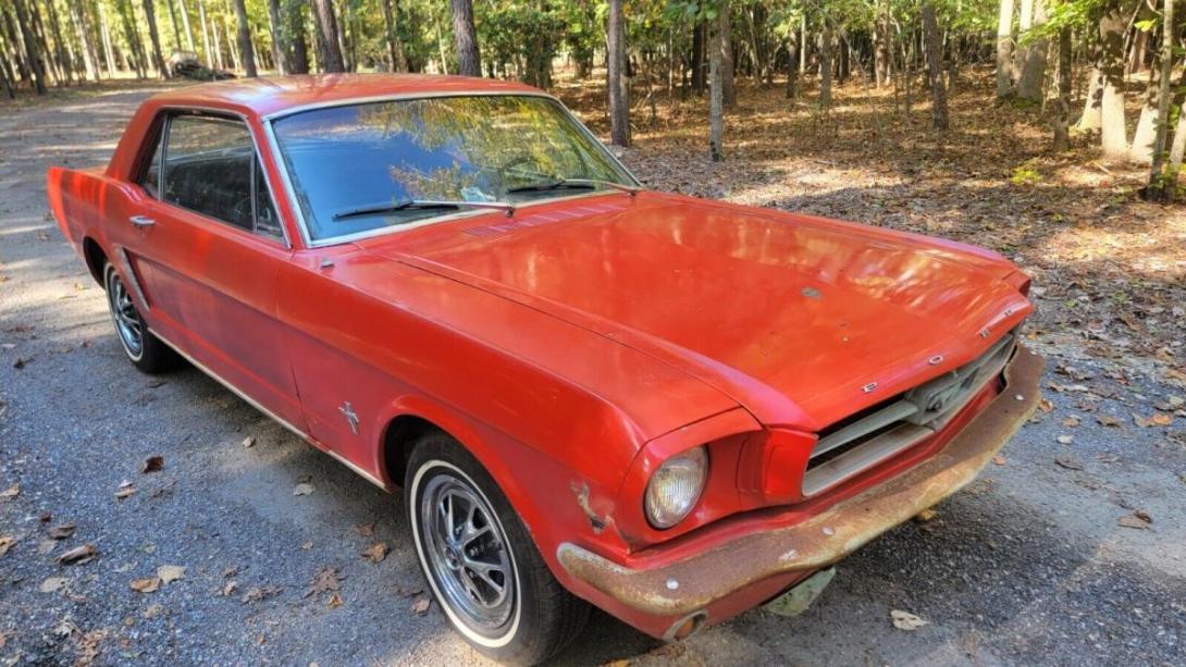 Original Rangoon Red Ford Mustang 1964 unrestored for sale exterior images (6).jpg